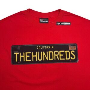 The Hundreds - Vintage 2000s California plates red shirt